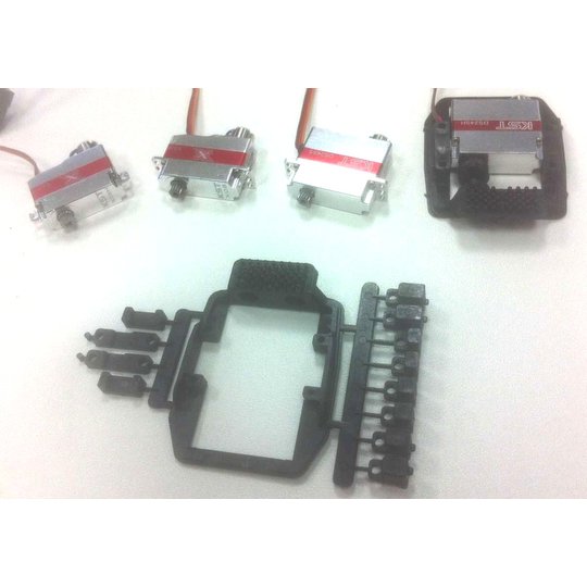 Frame with plain bearing for the KST X08, X08H, X08 Plus, X08H Plus, HS08A & HS08B (SRB-KST-X08)