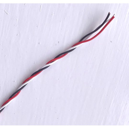 Medium Light Servo Twisted Extension Cable 6.4 g/m (MLW-TWISTED-CABLE)