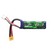 Nanotech+2S+300+mAh+LiPo+Battery+45C+wth+XT30+Plug (NTECH-2S-300-XT30)