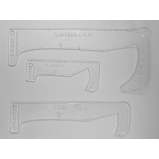 Plus Wing and Tail Control Movement Gauges (PLUS-TEMPLATES)