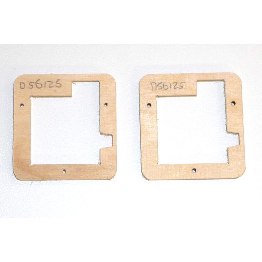 Ply Frame for KST X10 Mini, KST DS135, MKS HBL6625 Mini, MKS DS6125 Mini (pair) (X10-MINI-SERVO-FRAME)