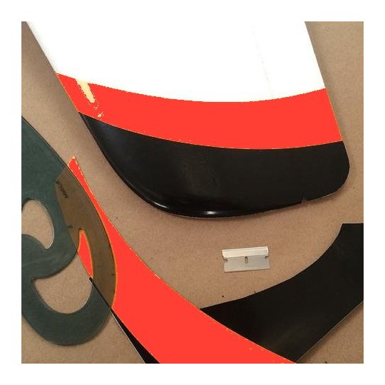 Stick-on Trim Sheets - RED (DFFA050-RED)